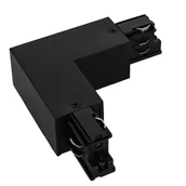 Oprawy, klosze i abażury - Kątowy L-Łącznik Uziemienie Wewnętrzne Ht4-J02-I/Bk Italux Do 3-Fazowej Szyny Natynkowej 230V Czarny - miniaturka - grafika 1