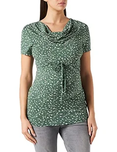 Noppies Damska koszulka pielęgniarska krótki rękaw nadruk na całej długości Kearny T-shirt, Kaczki zielony - P721, 42 PL - Koszulki i topy damskie - miniaturka - grafika 1