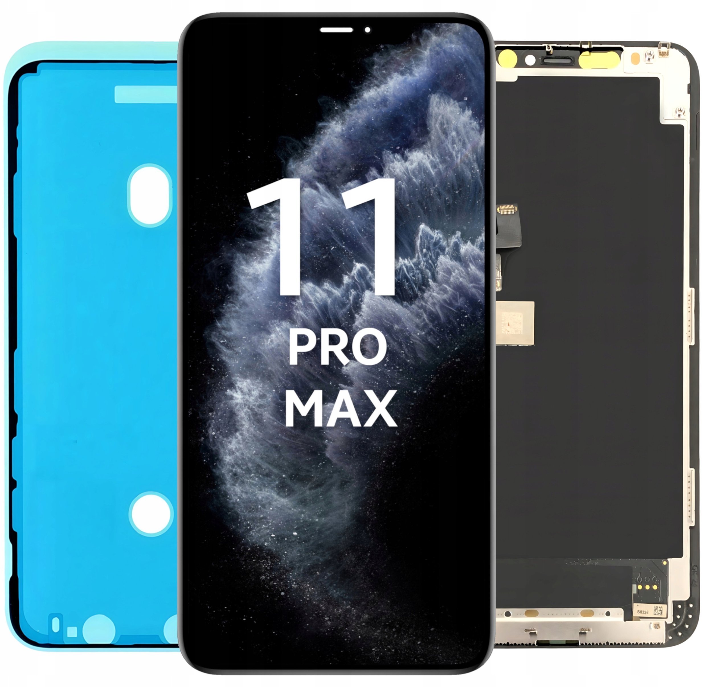Wyświetlacz do iPhone 11 Pro Max Ekran LCD OLED A2161 A2218 +Uszczelka 5904858345762