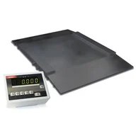 Wagi specjalistyczne - AXIS 4BA2000NA-C, 2000kg, 1kg, 1250x1500mm - waga najazdowa lakierowana, dwa najazdy - miniaturka - grafika 1