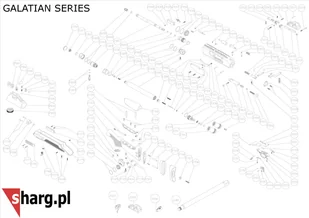 Mechanizm spustowy Hatsan Trigger Gold do Galatian (2150-05 GD) - Osprzęt do wiatrówek - miniaturka - grafika 3