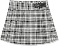 Spódnice - Guess Krótka Spódniczka W Kratę Z Klamrami 147-157Cm Gna - miniaturka - grafika 1