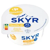 Kefiry, jogurty, maślanki - Carrefour Sensation Skyr Jogurt typu islandzkiego waniliowy 150 g - miniaturka - grafika 1