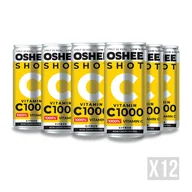 Napoje energetyczne i izotoniczne - 12x OSHEE PRO Shot witamina C1000 cytrusy 200ml - miniaturka - grafika 1