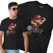 Koszulki męskie - Koszulka męska Mario Bros z nadrukiem prezent dla niego - miniaturka - grafika 1