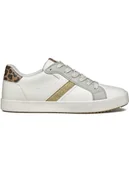 Trampki damskie - Geox Sneakersy "Blomiee" w kolorze złoto-srebrno-białym - miniaturka - grafika 1