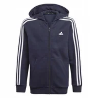 Bluzy dla dziewczynek - Bluza dziecięca Adidas B 3S Fz Hd GQ8902 - miniaturka - grafika 1