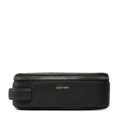 Kosmetyczki, organizery i kuferki - Kosmetyczka Calvin Klein Ck Sleek Washbag W/Hanger K50K512803 Czarny - miniaturka - grafika 1