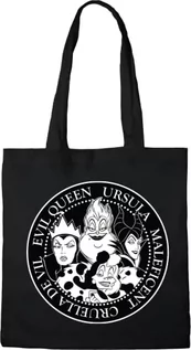 Torebki damskie - Disney TOTE BAG VILLAINS", REFERENCJA : BWDVILNBB007, CZARNY, 38 X 40 CM - grafika 1