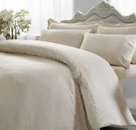 Pościel - Tivolyo Pościel satynowa Minerva Beige - miniaturka - grafika 1