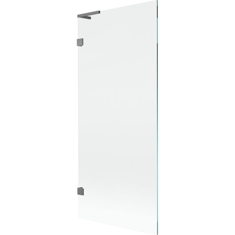 Mexen Lunar L parawan nawannowy 1-skrzydłowy 80 x 150 cm, transparent, gun metal - 897L-080-000-95-00