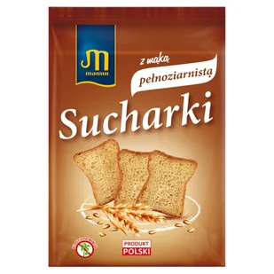 Sucharki z mąką pełnoziarnistą 235g Mamut - Pieczywo chrupkie - miniaturka - grafika 1