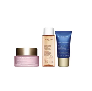 Clarins Multi-Active Jour Cream 50ml + Cleansing Micellar Water 50ml + Multi Active Nuit Cream 15ml - Zestawy kosmetyków damskich - miniaturka - grafika 1