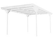 Garaże i wiaty - Wiata garażowa 3x5m samochodowa biała Westmann carport - miniaturka - grafika 1