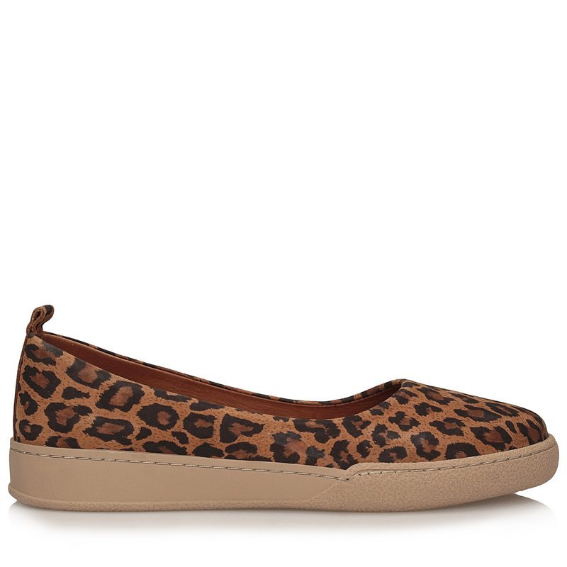 Rude baleriny z panterkowym wzorem Toscanio BK 341-3336 - 37