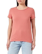 Koszulki i topy damskie - Q/S by s.Oliver T-shirt damski, krótki rękaw, pomarańczowy, L - miniaturka - grafika 1