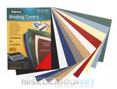 Okładki do laminatorów i bindownic - 53819 Okładka skóropodobna DELTA A4 ZIELONA - Fellowes - miniaturka - grafika 1