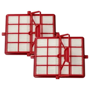 vhbw 2x Filtry do odkurzacza kompatybilne z odkurzaczem Lux Intelligence S115 - Filtr z węglem aktywnym HEPA Czerwony Czarny Biały czarny/biały/cze... - Filtry do odkurzaczy - miniaturka - grafika 1