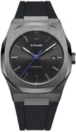Zegarki męskie - Zegarek D1 Milano D1-ATRJ11 RETRO BLUE AUTOMATIC RUBBER 41.5MM - miniaturka - grafika 1