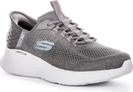 Trampki męskie - Skechers męskie trampki Skech-Lite Pro Primebase szary - miniaturka - grafika 1