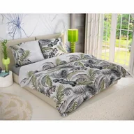 Pościel - Kvalitex Pościel bawełniana Delux Palma biały, 140 x 200 cm, 70 x 90 cm, 140 x 200 cm, 70 x 90 cm - miniaturka - grafika 1