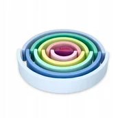 Układanki dla dzieci - ﻿Drewniana układanka Tęcza - miniaturka - grafika 1