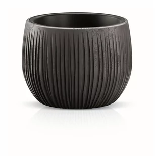 Prosperplast Doniczka z wkładem Beton Bowl DKB180 czarny beton AP_219561 - Donice - miniaturka - grafika 1