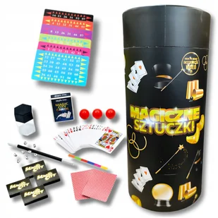 MAGICZNE SZTUCZKI FUN MAGIC pełne magii zaczarowane karty, liny, różdżka - Zabawki interaktywne dla dzieci - miniaturka - grafika 1