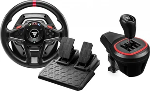 Kierownica Thrustmaster T128 PS5/PS4/PC 4160781 + Lewarek TH8S 4060256 - Kontrolery gier na PC - miniaturka - grafika 1