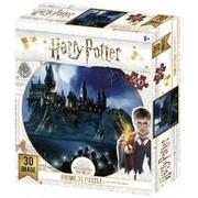 Puzzle - Magiczne puzzle 500 el. Harry Potter. Hogwart nocą Wizarding World - miniaturka - grafika 1