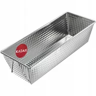 Formy do ciast - Keksówka do pieczenia wypieków Ellos 30 cm, srebrna - miniaturka - grafika 1