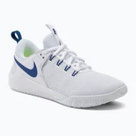 Buty sportowe damskie - Buty do siatkówki damskie Nike Air Zoom Hyperace 2 white/game royal - miniaturka - grafika 1