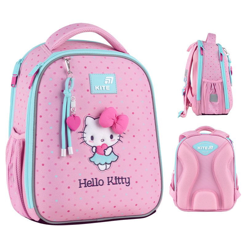 Tornister dla dziewczynki do 1 klasy plecak szkolny A4 Hello Kitty Kite