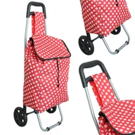 Torby i wózki na zakupy - Wózek na zakupy torba zakupowy na kółkach składany - miniaturka - grafika 1