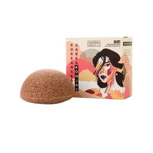 MANUFAKTURA NATURA Koreańska Gąbka Konjac ze Skałą Wulkaniczną, Manufaktura Natura - Akcesoria do oczyszczania twarzy - miniaturka - grafika 1