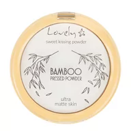 Pudry do twarzy - Lovely Bamboo Pressed Powder transparenty matujący puder prasowany do twarzy 10g - miniaturka - grafika 1