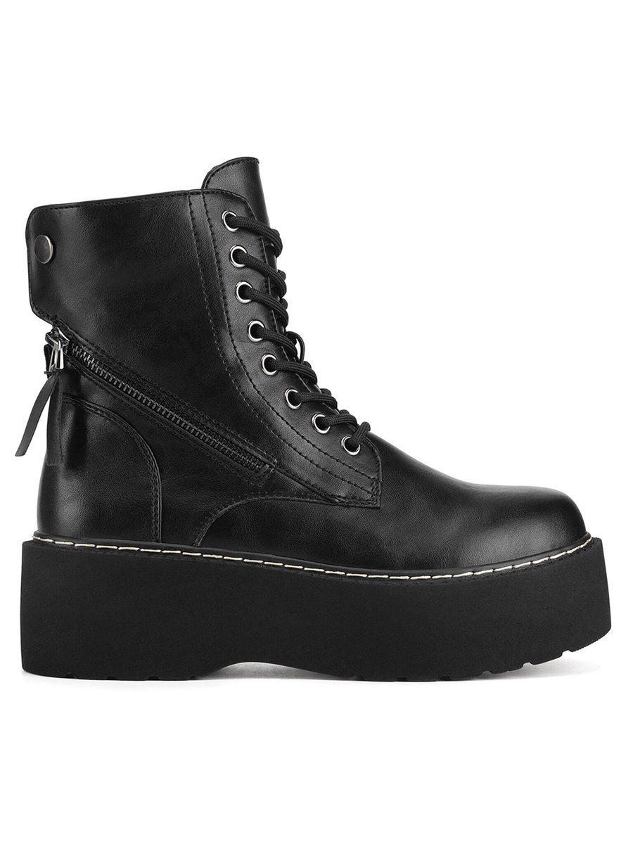 Deezee Trzewiki Damskie Czarny WS101-03