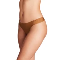 Majtki damskie - Damska bielizna treningowa (3-pack) Under Armour UA Pure Stretch NS Thong - brązowa - UNDER ARMOUR - miniaturka - grafika 1