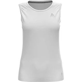 Koszulki i topy damskie - ODLO Damska koszulka na ramiączkach Singlet F-dry biały biały S 550851 - grafika 1