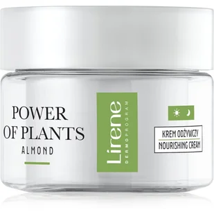 Lirene Power Of Plants Migdał Krem odżywczy 50ml - Kremy do twarzy - miniaturka - grafika 1