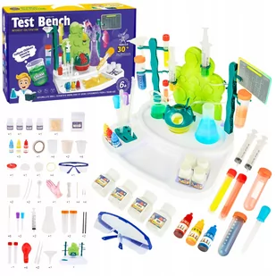 Wielkie Laboratorium Chemiczne Test Bench Mały Chemik Zestaw Naukowy Wybuch Piany / Test Bench - Mały naukowiec - miniaturka - grafika 1