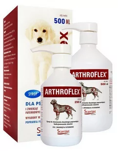 ScanVet Syrop na stawy Arthroflex Canine płyn 500ml - Suplementy i witaminy dla psów - miniaturka - grafika 1