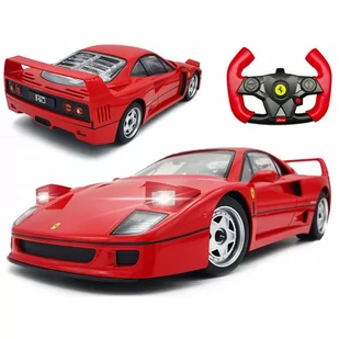 Samochód Zdalnie Sterowany Rc Duże Auto Na Pilot Ferrari Chowane Światła - Zabawki zdalnie sterowane - miniaturka - grafika 1