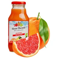 Soki i napoje niegazowane - Sok 100% WYCISKANY Grejpfrut 330ml - miniaturka - grafika 1