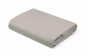 Prześcieradło satynowe z gumką 180x200 beżowe taupe jednobarwne Pure - Prześcieradła - miniaturka - grafika 1