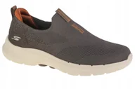 Buty sportowe męskie - Męskie Buty wsuwane Skechers Go Walk 6 216202-TPE r. 45 - miniaturka - grafika 1