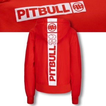 Damska Kurtka przejściowa z kapturem Pitbull Aaricia Hilltop Wiatrówka