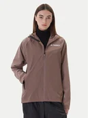 Odzież trekkingowa damska - adidas Kurtka przeciwdeszczowa Terrex Multi 2L RAIN.RDY JN0857 Beżowy Regular Fit - miniaturka - grafika 1