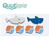 Zabawki do kąpieli - Quut Zestaw puzzli piankowych Quutopia Rekiny - miniaturka - grafika 1