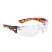 Ochrona oczu i twarzy - Bolle Safety - Okulary ochronne Rush+ - Pomarańczowe - RUSHPPSIO - miniaturka - grafika 1